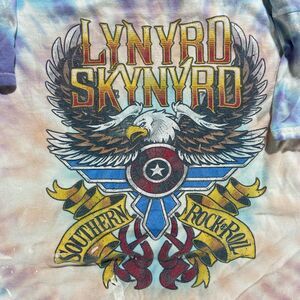Lynyrd Skynyrd Exit 111 T-Shirt Tie Dye 2019 Music Festival Lineup Tee 2XL XXL